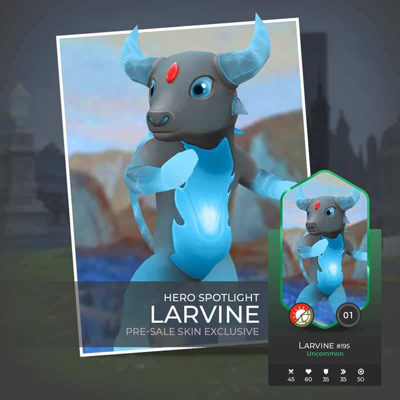 Larvine war of crypto War of Crypto ERC-1155 Pre-sale sold out in a blink of an eye, and the future looks incredible. The community was overwhelming and supported the event for four days. Players will soon enjoy the benefits of early adoption when the game is available to the public.