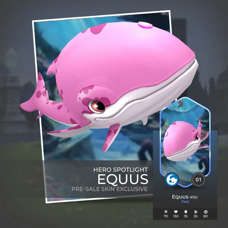 Equus, the guardian of the ocean available in War of Crypto Presale