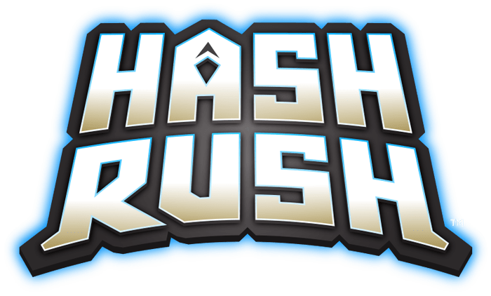 Hash Rush Blockchain Mining Game Logo