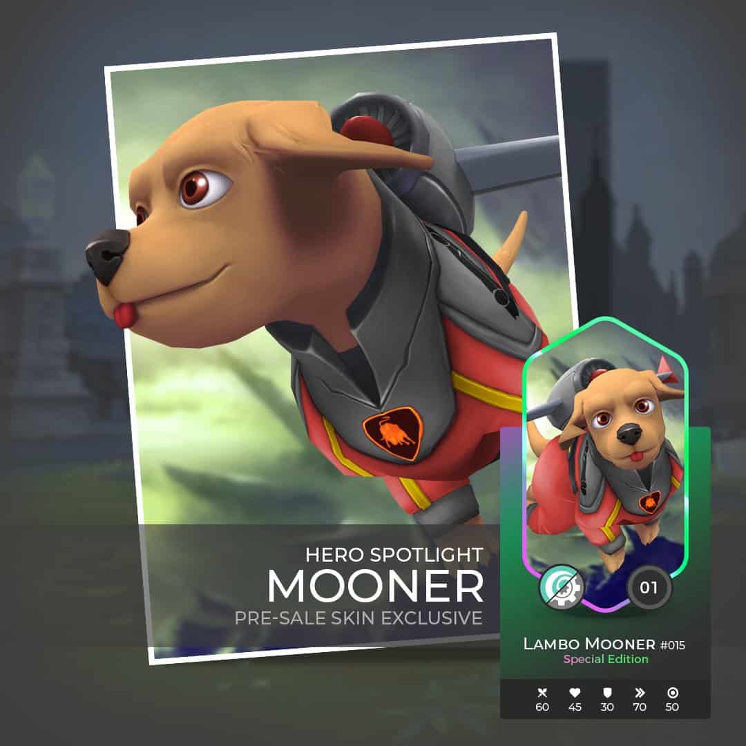 Lambo Mooner - Exclusive Pre-Sale Hero with unique Skin