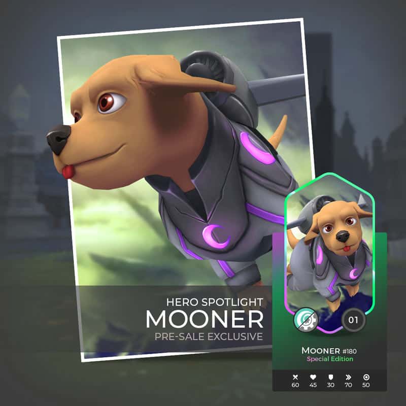 Mooner is an exclusive presale hero for war of crypto