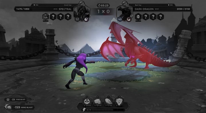 Preview Screenshot taken from War of Crypto battle.