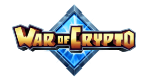 War of Crypto Logo Blockchain Game