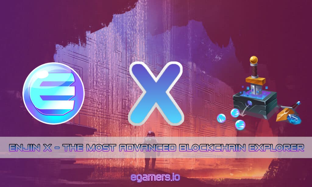 EnjinX blockchain explorer by Enjin Coin for Ethereum network