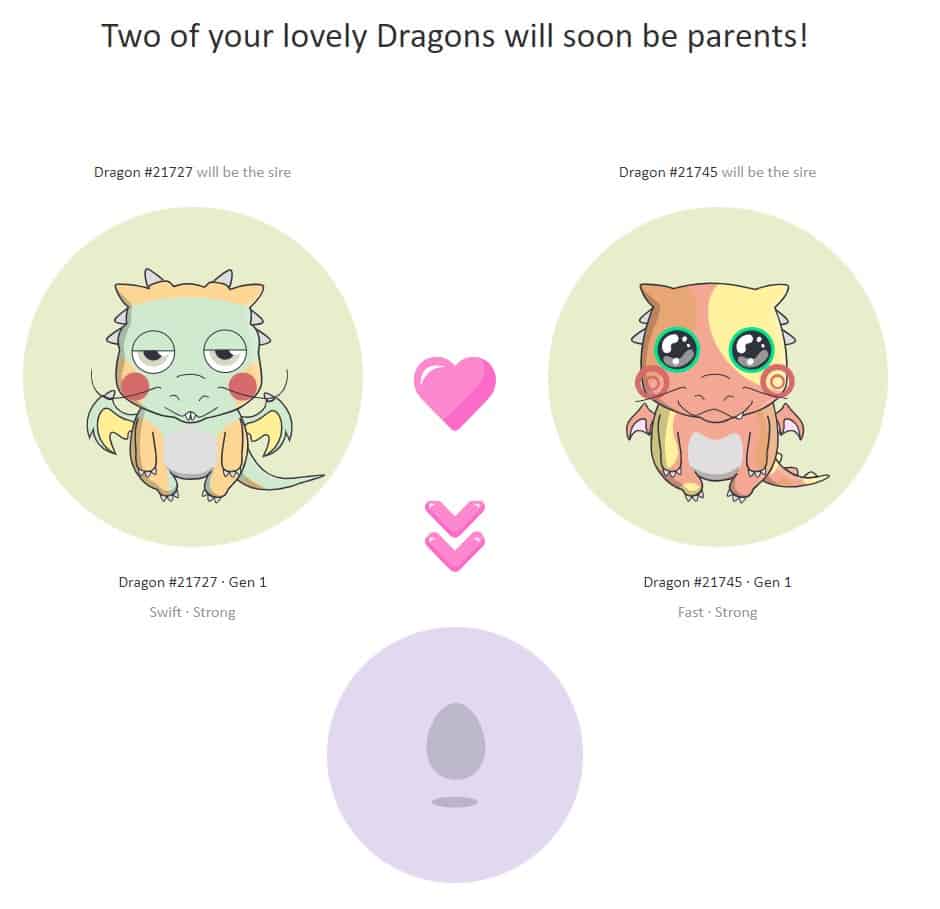 HyperDragons Breeding HyperDragons: Mine & Breed Collectible Dragons on the Ethereum blockchain.