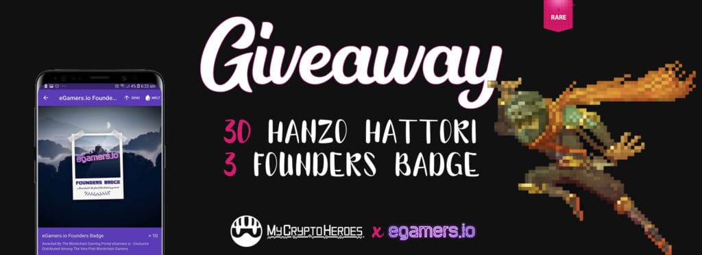 Hanzo Hattori & Founders Badge giveaway
