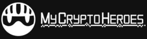 my crypto heroes logo blockchain game My crypto heroes blockchain game rpg collectible