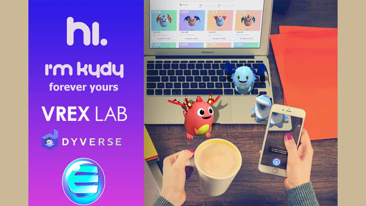 VR AR Enjin Coin Mix Reality Virtual. Meet Dyverse Kydy Enjin Coin is expanding its ecosystem with by adding VREX Lab, a South Korean augmented reality (AR) company that will utilize the advanced blockchain game platform for its recent marketplace, Dyverse.