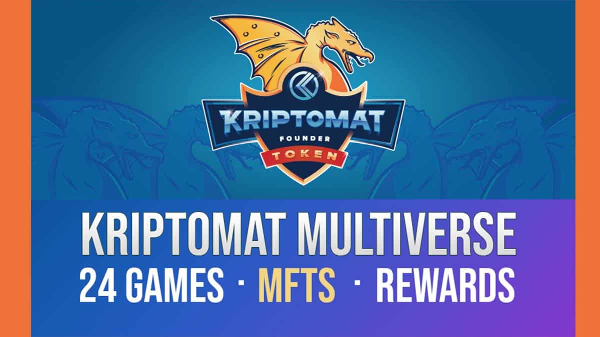 Meet The Kriptomat Multiverse With Over 24 Supported Games Kriptomat users will be able to earn ERC-1155 tokens by trading on the platform and use them in various Multiverse games, creating with that way a network of interconnected games, the Kriptomat Multiverse.
