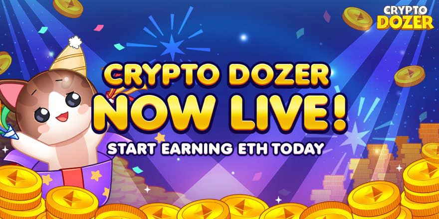 CryptoDozer coin pusher crypto game blockchain gaming Get ready to play your favorite arcade coin pusher on the blockchain with ETH in rewards and awesome NFTs! Ladies and gentleman, meet CryptoDozer!