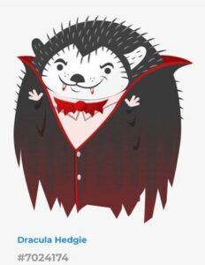 Hedgie dracula hedgie special