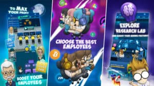 crypto idle miner mining blockchain game for mobile Crypti Idle Miner blockchain game