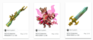 MCH highest lastsale wep