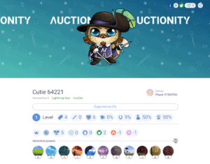 auctionity cutie egamers blockchain cuties