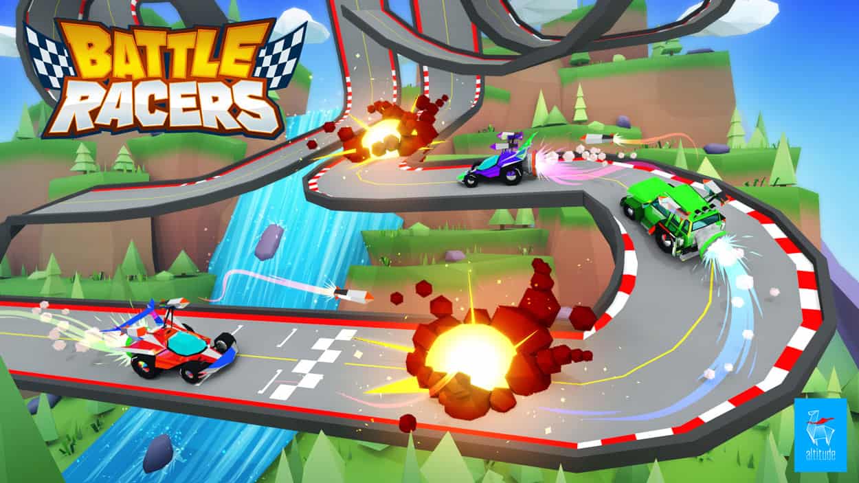 BATTLE RACERS TRACK Battle Racers is a Blockchain arcade racing game built on the Decentraland platform. As in all crypto games, players have true item ownership, full control over their items such as cars, parts, and weapons. Battle Racers promise exciting multiplayer mini-car battles where players compete for each other.