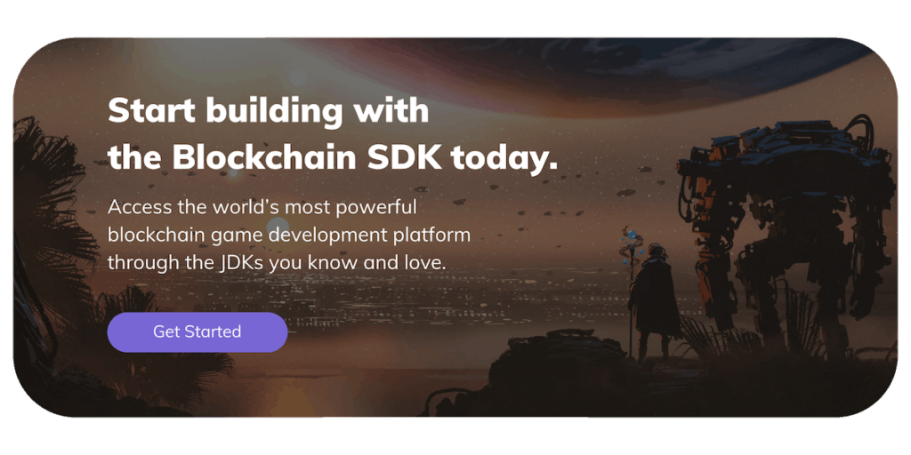 start building sdk todaty Another exciting day for the Enjin family as the development team achieved another important milestone, the open-source Java SDK and the EnjinCraft, world's first blockchain enabled Minecraft server!