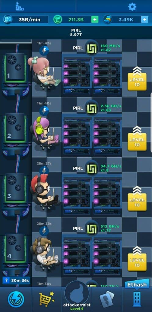 CIMiner rig manager Season 1 has arrived and the craving for Hora Tokens is finally satisfied! Crypto Idle Miner is an idle mining game with opportunities to earn real cryptocurrency. Season 0 has been successfully completed has Hora Tokens have been distributed to all who have been part of the leaderboards.