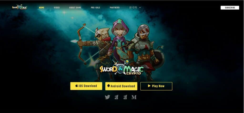 Crypto SwordandMagic EOS Blockchain Game CryptoGames The open beta of the high anticipated crypto game is finally released. The game is now available for Android and Web while the iOS version is coming in the next week.