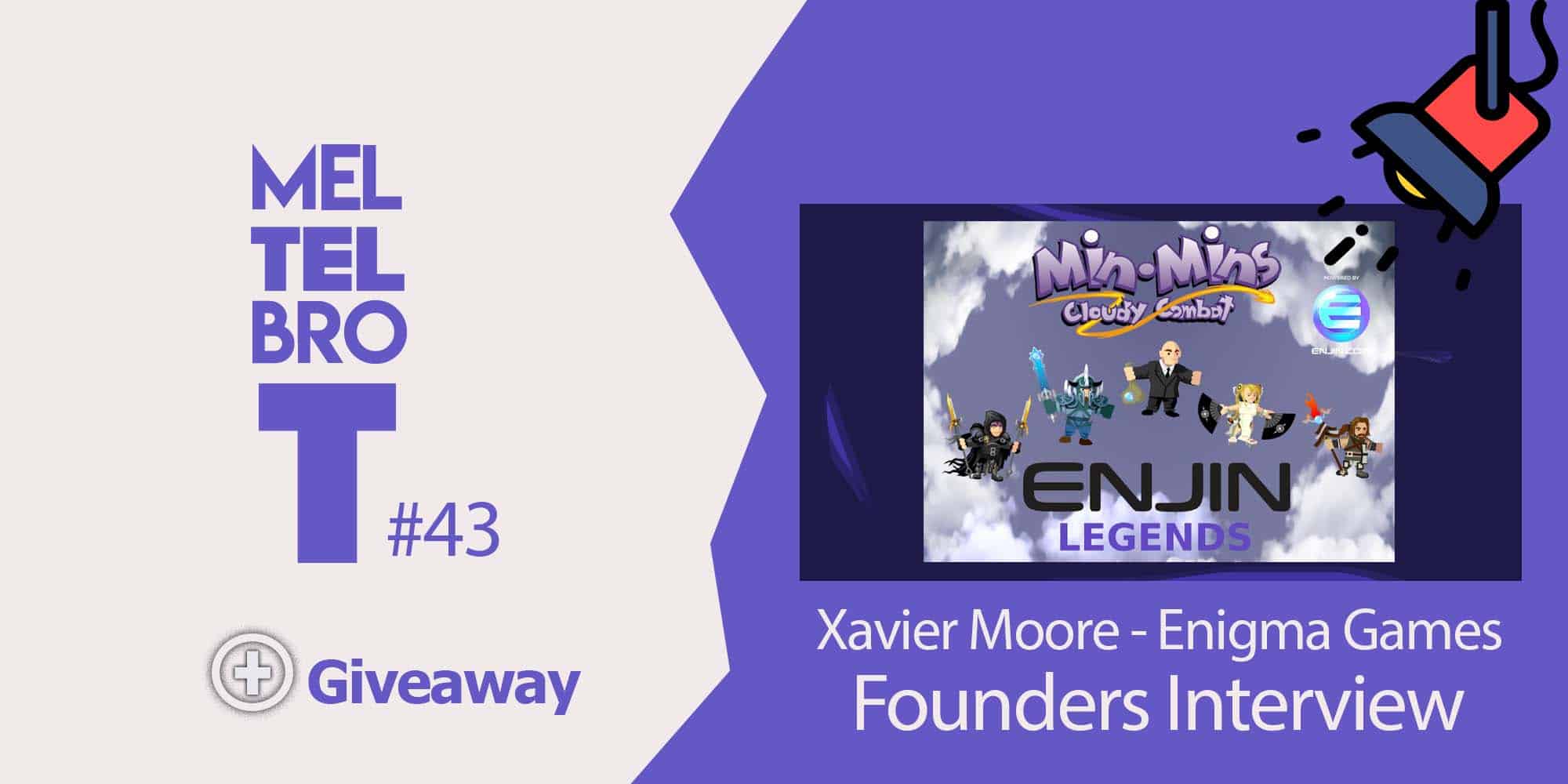 Meltelbrot 43 MinMins Today I’m chatting with Xavier Moore, founder of Enigma Games, who are developing Shield of Shalwend and Min Mins, both powered by the Enjin Gaming Blockchain Solution. For this interview we focus on Min Mins – a turn based strategy game where armies of five compete for dominance in a battlefield of clouds. It has been likened to a ‘battleship’ style of gameplay. But first as always, the usual giveaway!