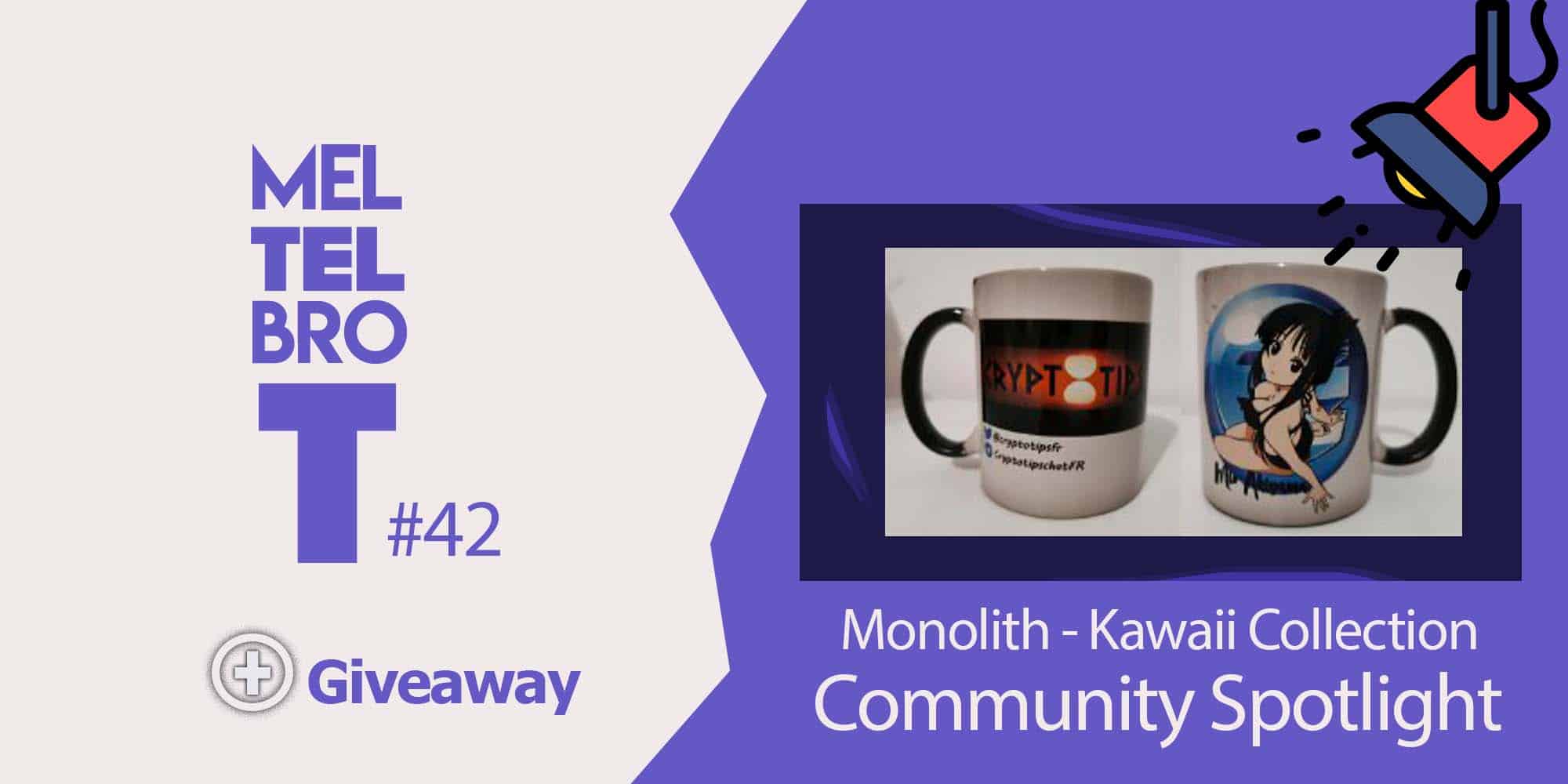 Meltelbrot Monolith 42 Today I’m chatting with the Monolith, this is another community spotlight on Enjin community members, pretty much just doing cool things. The Monolith has done a few vids showcasing the marketing potential of linking the digital and physical world together. Whilst a mug for now is definitely a cool novelty, I feel there’s more to the story, and due to the language barrier, Jax of Spirit Clash helped out with the translation. Cheers for that:)