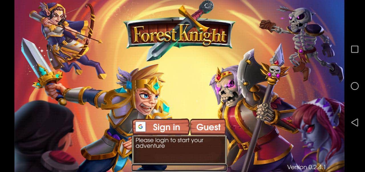 forest knight game
