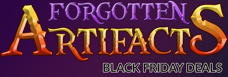 FORGOTTEN ARTIFACTS BLACK FRIDAY Yeah! Black Friday is coming we are all on a shopping spree, you will find jackets 80% off, branded sneakers for 30$ and even cars with hefty discounts, but what about NFTs and blockchain games?