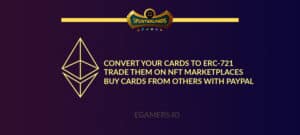 Splinterlands cards erc721 ethereum blockchain dec