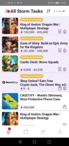bolt play boltx application android ios tasks Today we review the Storm Play Microtasks platform which offers crypto as rewards and cashback for purchases through online retailers.