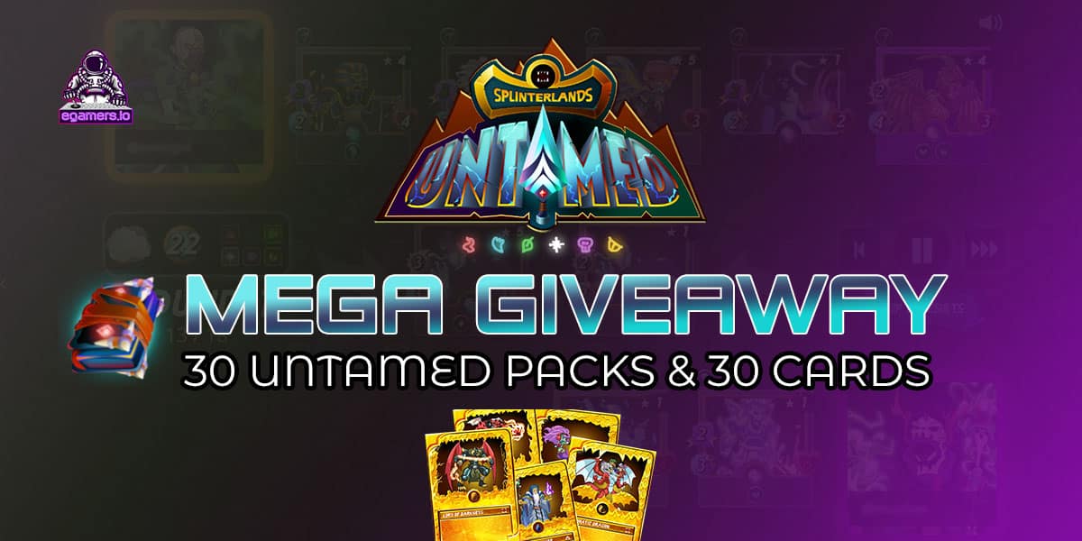 splinterlands giveaway egamers Welcome to another special giveaway! Today we are hosting a Splinterlands giveaway and there will be 50 Winners.