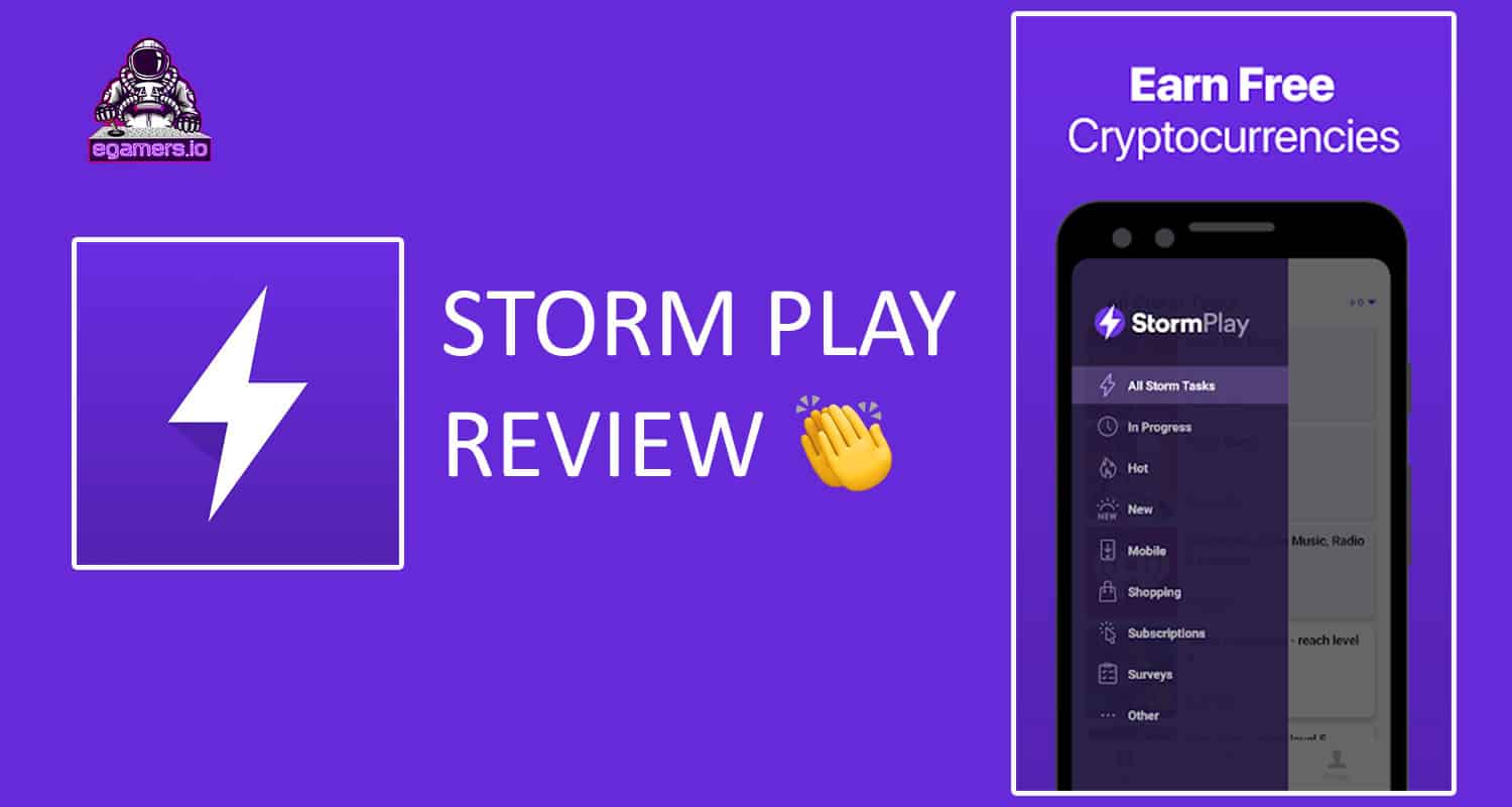 storm play review micro tasks platform earning crypto by egamers Storm Play allows users to earn cryptocurrency by completing micro-tasks, playing games, and much more through any device and any place. You can even use Storm Play while waiting to grab your coffee or install the Storm Shop extension with online shopping cashback. Today, we present to you our Storm Play Micro tasks Platform Review.