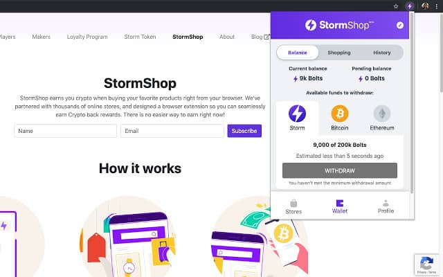 storm shop cash back wallet Storm Play allows users to earn cryptocurrency by completing micro-tasks, playing games, and much more through any device and any place. You can even use Storm Play while waiting to grab your coffee or install the Storm Shop extension with online shopping cashback. Today, we present to you our Storm Play Micro tasks Platform Review.