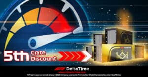 Players will receive a 5 discount on every 5th crate purchased from the same rarity tier F1® Delta Time starts crate sale for official F1® NFTs of
race cars, drivers, driver gear and car components