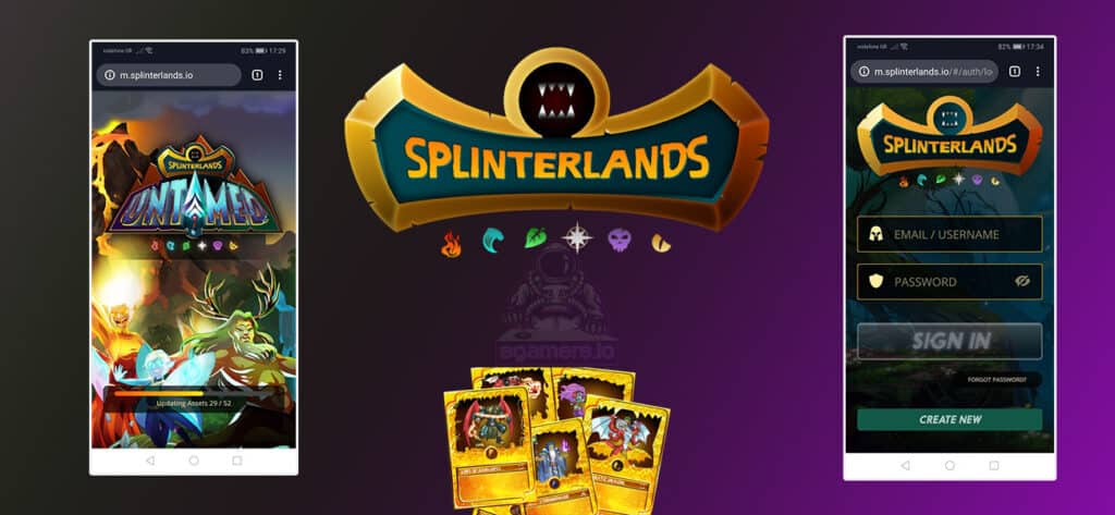 Splinterlands mobile application play from mobile 1 Welcome to another Weekly digest by eGamers.io Let's take a look at some of the blockchain gaming news for this week.