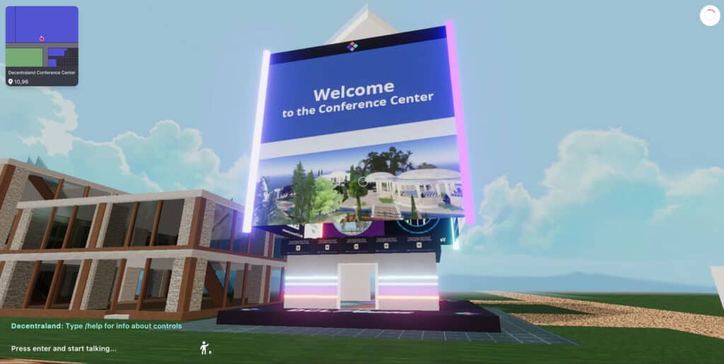 Decentraland Conference Center