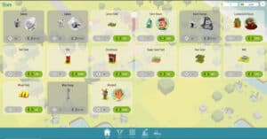 Building options in Town Star