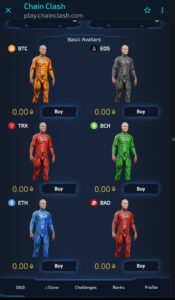 get your first free avatar in chain clash