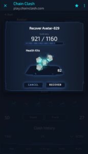 Life replenish screenshot in Chain Clash