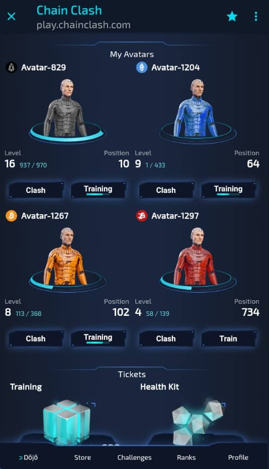 chain clash main account champions Today we play Chain Clash. Should you too? Read our Chain Clash Review and find out! The first fighting game on EOS blockchain.