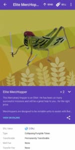 elite merchop grasshopper