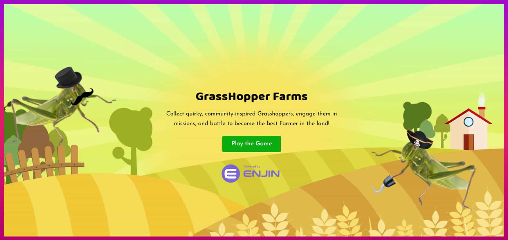 Telegram Game Grasshopper Farm Joins The Enjin Multiverse Program -  EGamers.io - P2E NFT Games Portal