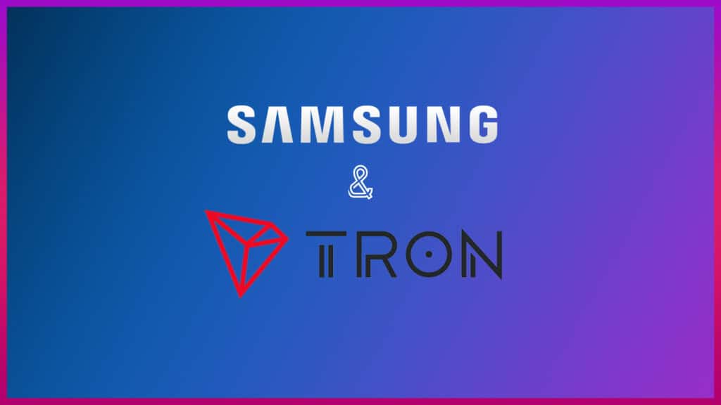 tron and samsung partnership