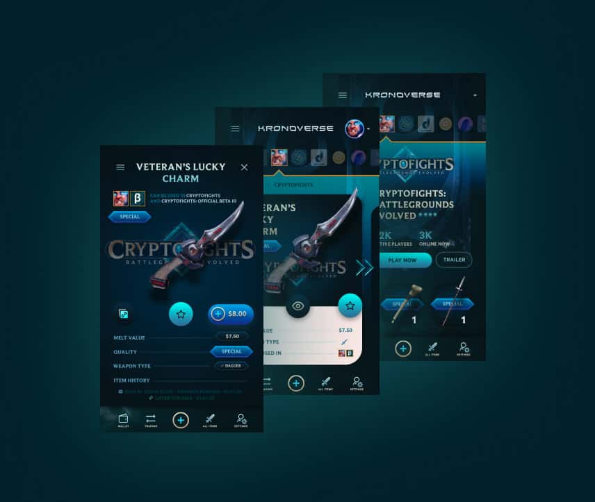 cryptofights items CryptoFights, the once Enjin-powered game, and early adopter confirmed yesterday their intentions to switch over to Bitcoin SV. This has created more questions than answers, as the Enjin community and early CF supporters, digest the ramifications of this decision with multiple and valid arguments.