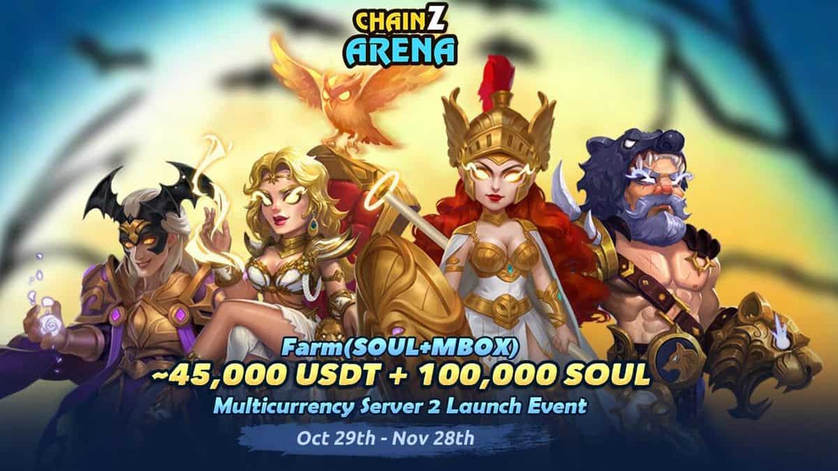 ChainZ Arena Event With 45,000 USDT & 100,000 Soul Prizes
