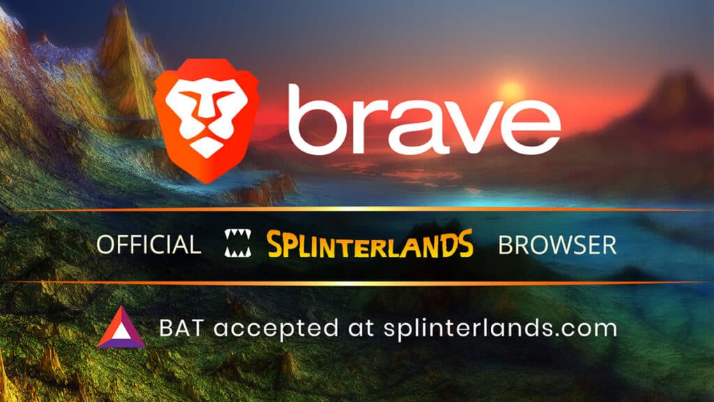 Splinterlands and Brave Browser