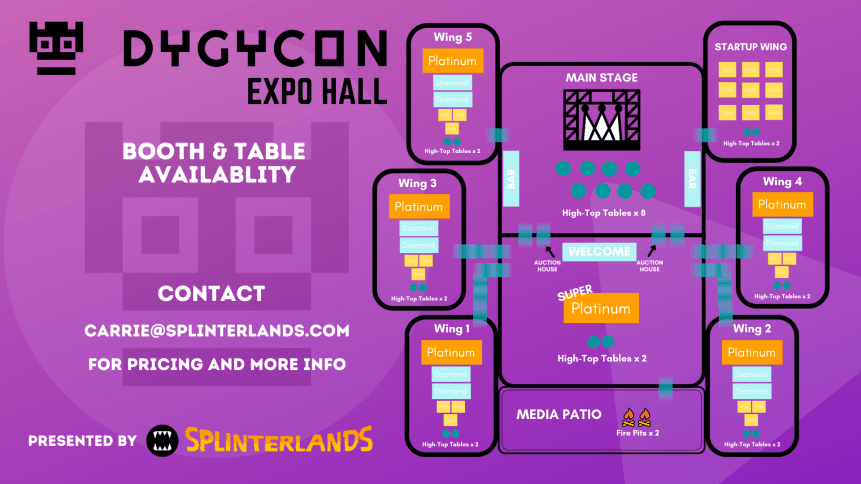 Splinterlands, the leading blockchain trading card game, is preparing to open a 24/7 virtual Expo called DYGYCON to facilitate connections and collaborations in the blockchain space. 