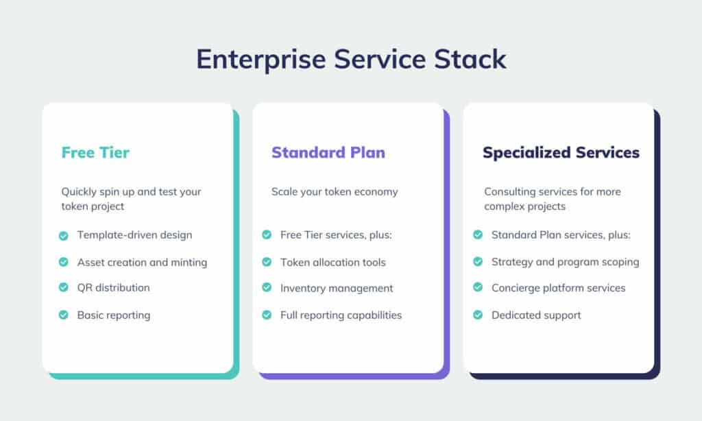 enjin enterprise solutions Enjin has announced today Alex Solomon as the Executive Director for Enterprise Platforms. The Enterprise Stack will allow the creation of token-based projects through the use of Blueprints, asset minting and other services.