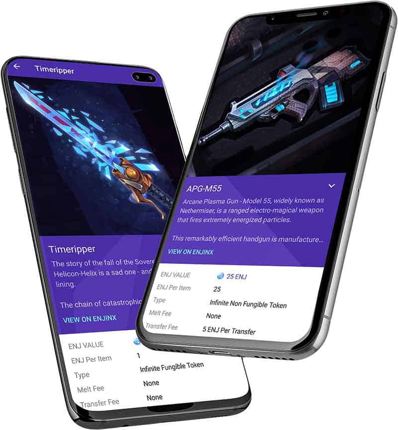 5d5dea6b8f10c5d45dfc5f71 enjin wallet gaming Multiverse Items are Blockchain assets (ERC-1155 tokens) that can be used across multiple games.