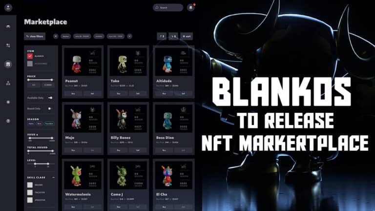 Blankos to Release NFT Markertplace