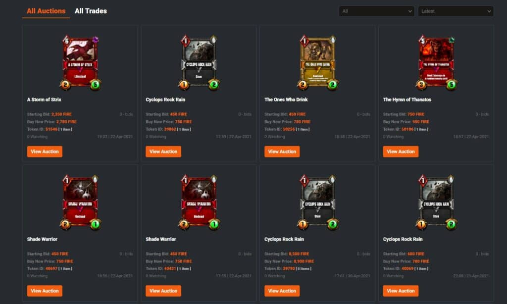 Berserk Marketplace.