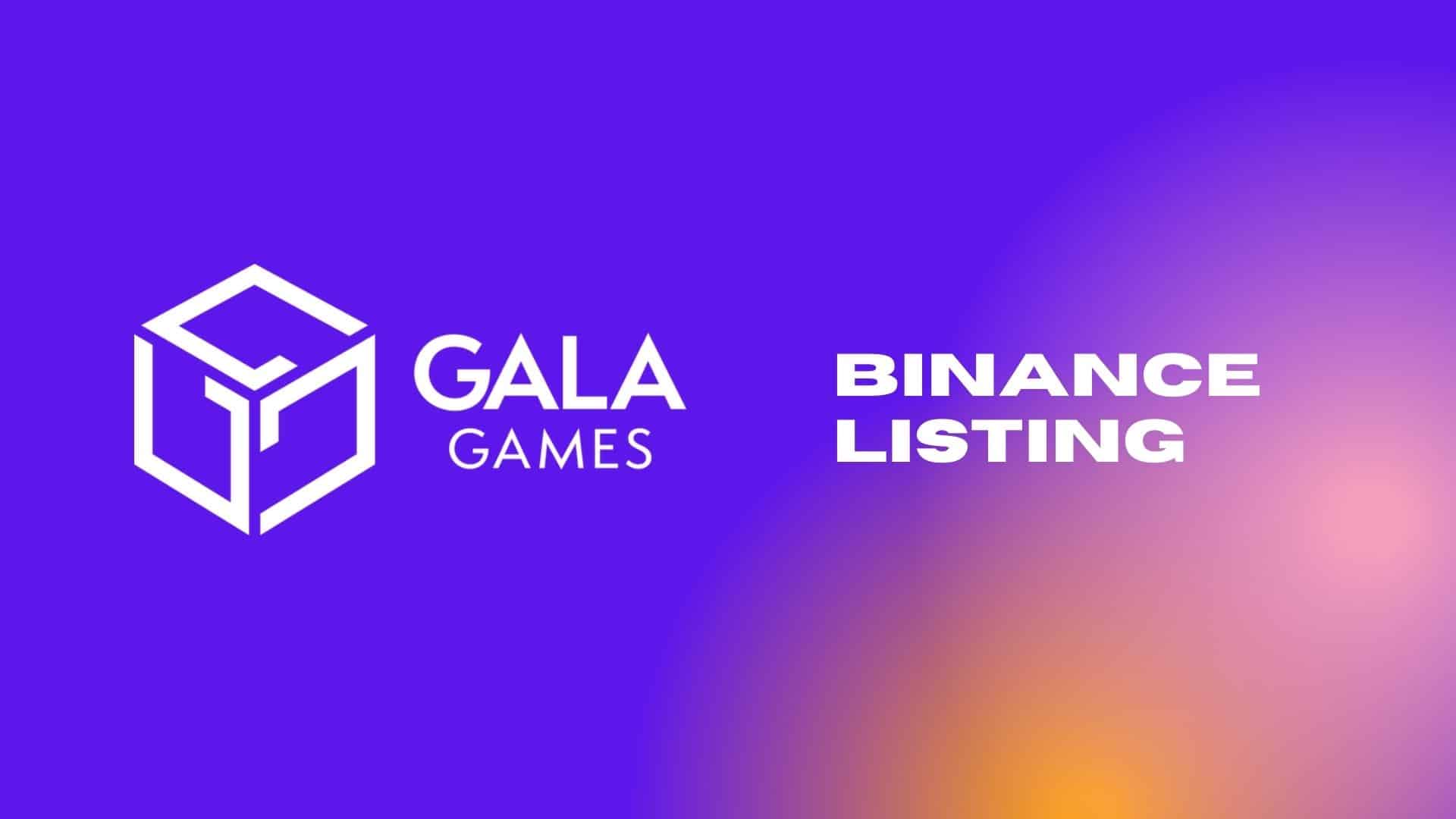 Binance lists Gala token